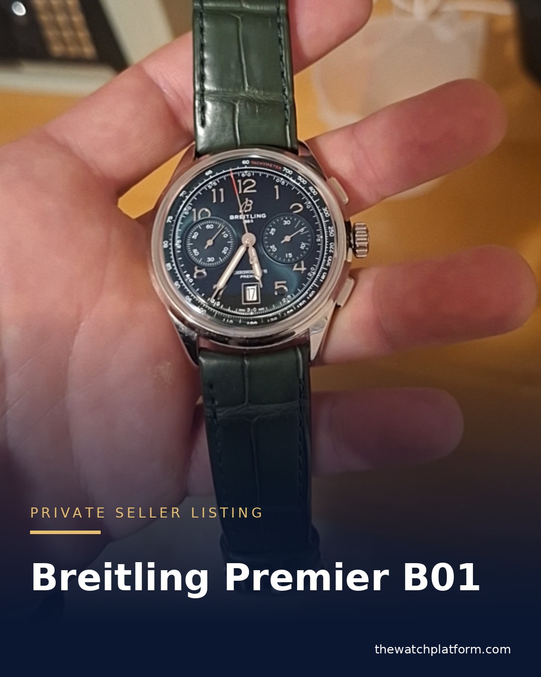 Breitling Premier B01 listed by a private seller