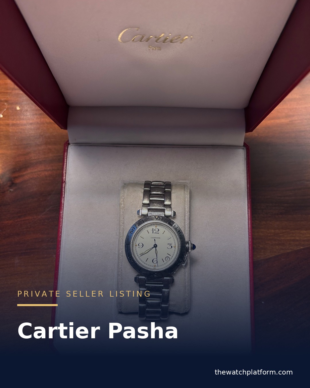 Cartier Pasha listed by a private seller