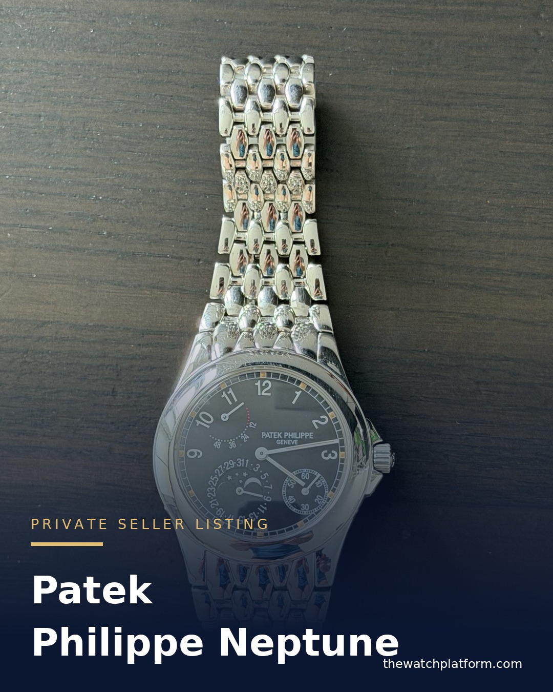 Patek Philippe Neptune listed by a private seller