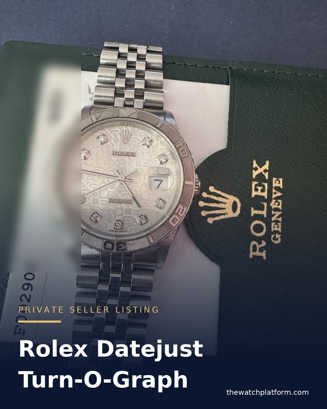 Rolex Datejust Turn-O-Graph listed by a private seller
