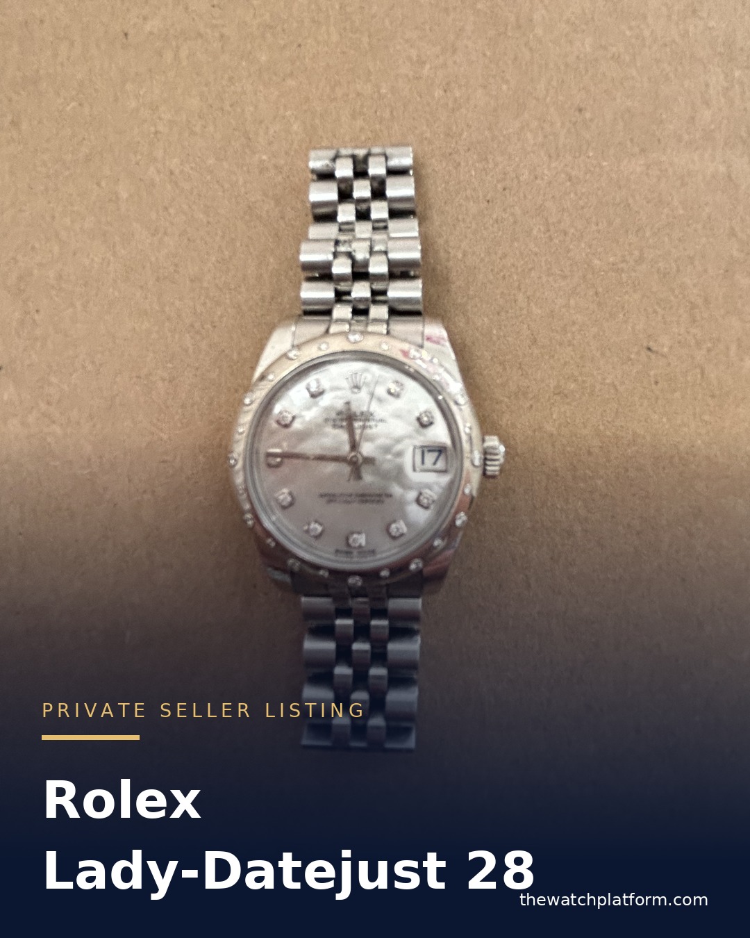 Rolex Lady-Datejust 28 listed by a private seller